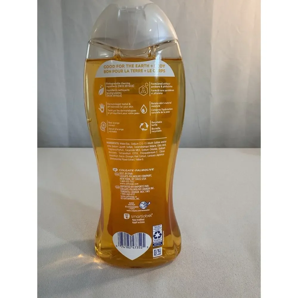 Softsoap Body Wash ENERGIZING HONEYSUCKLE & ORANGE BURST 20oz